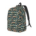 thumbnail image 1 of Balery UAE Travel1 1 Mochila Clásica Impresa Básica para Viaje, Mochila Escolar Resistente al Agua, Mochila de Lona con Correas Ajustables-Small, 1 of 5