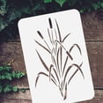 thumbnail image 3 of 4 Pcs Bark Camouflage Stencil 11.7x8.3 inch Camouflage Grass Bark Pattern Stencils Plastic Wall Camo Stencil Kit Reusable DIY Art and Craft Stencils, 3 of 7
