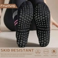 thumbnail image 3 of 3 Pairs Grip Pilates Socks Non-Slip Yoga Socks for Women Pilates, Pure Barre, Barefoot Workout, Pregnancy, Hospital, 3 of 5