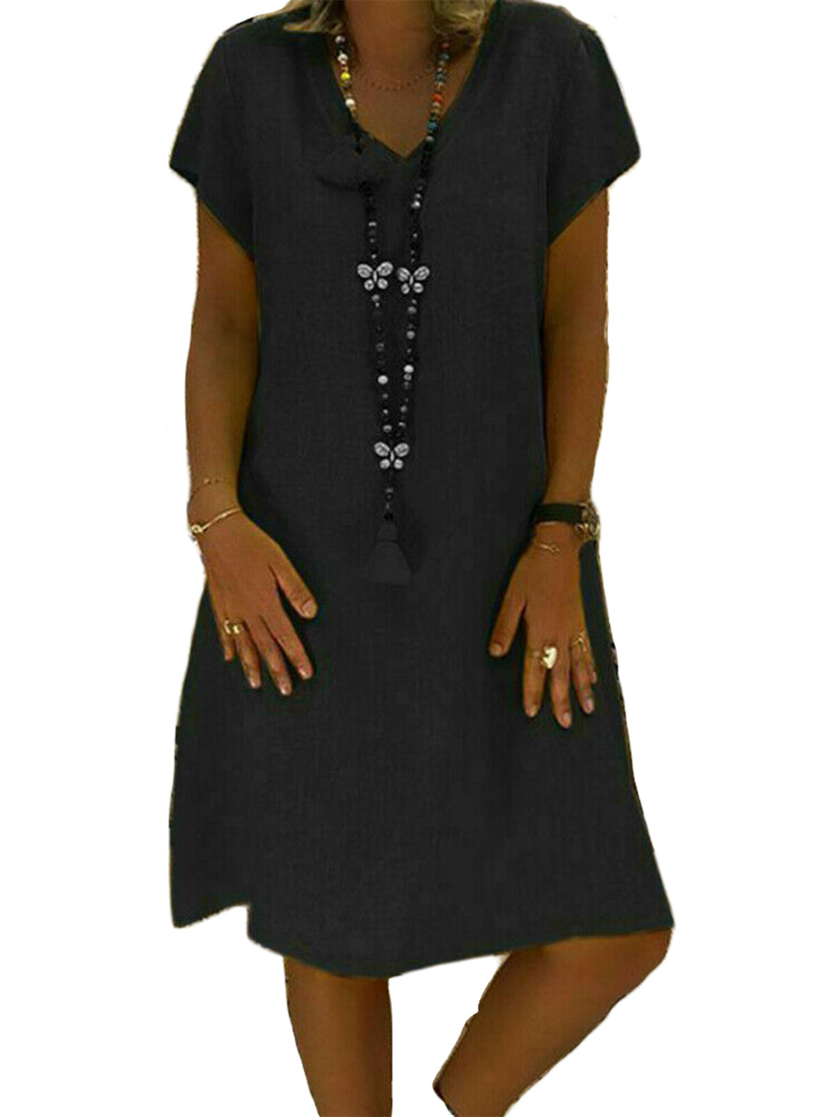 walmart plus size casual dresses