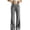 BN41_Dark Gray, variant on Baggy Plaid Sweatpanst Women Fashion Flared Trousers With Pockets Fall Winter Thermal Slacks Khaki M