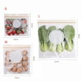 thumbnail image 2 of Reusable Double Zipper Vegetable Kitchen Tools Fruits Sorting Bag Food Storage Bag Sealed Packing Bags Food Preservation Self Sealing Bag M, 2 of 8