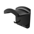 thumbnail image 2 of Soporte para auriculares con doble gancho de montaje en pared, organizador multifuncional, práctico Negro, 2 of 9