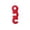Red, variant on 1pc Aluminum Alloy Windproof Rope Buckles With 3-Hole Design For Quick-Release Tents & Awnings, Non-Slip & Lightweight Rope Length Adjusters For Camping, Hiking, Backpacking,Black