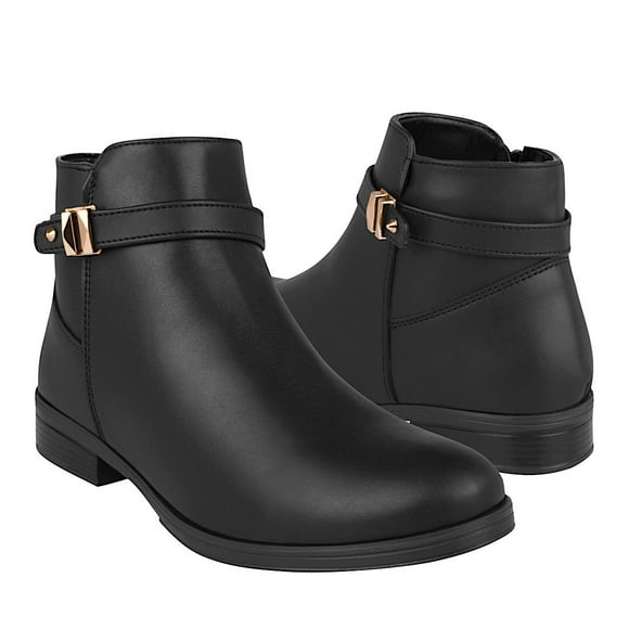BOTINES DAMA STYLO E-632 SIMIPIEL NEGRO Stylo E-632