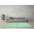 thumbnail image 3 of Ahgly Company Indoor Rectangle Abstract Light Blue Modern Area Rugs, 2' x 3', 3 of 4