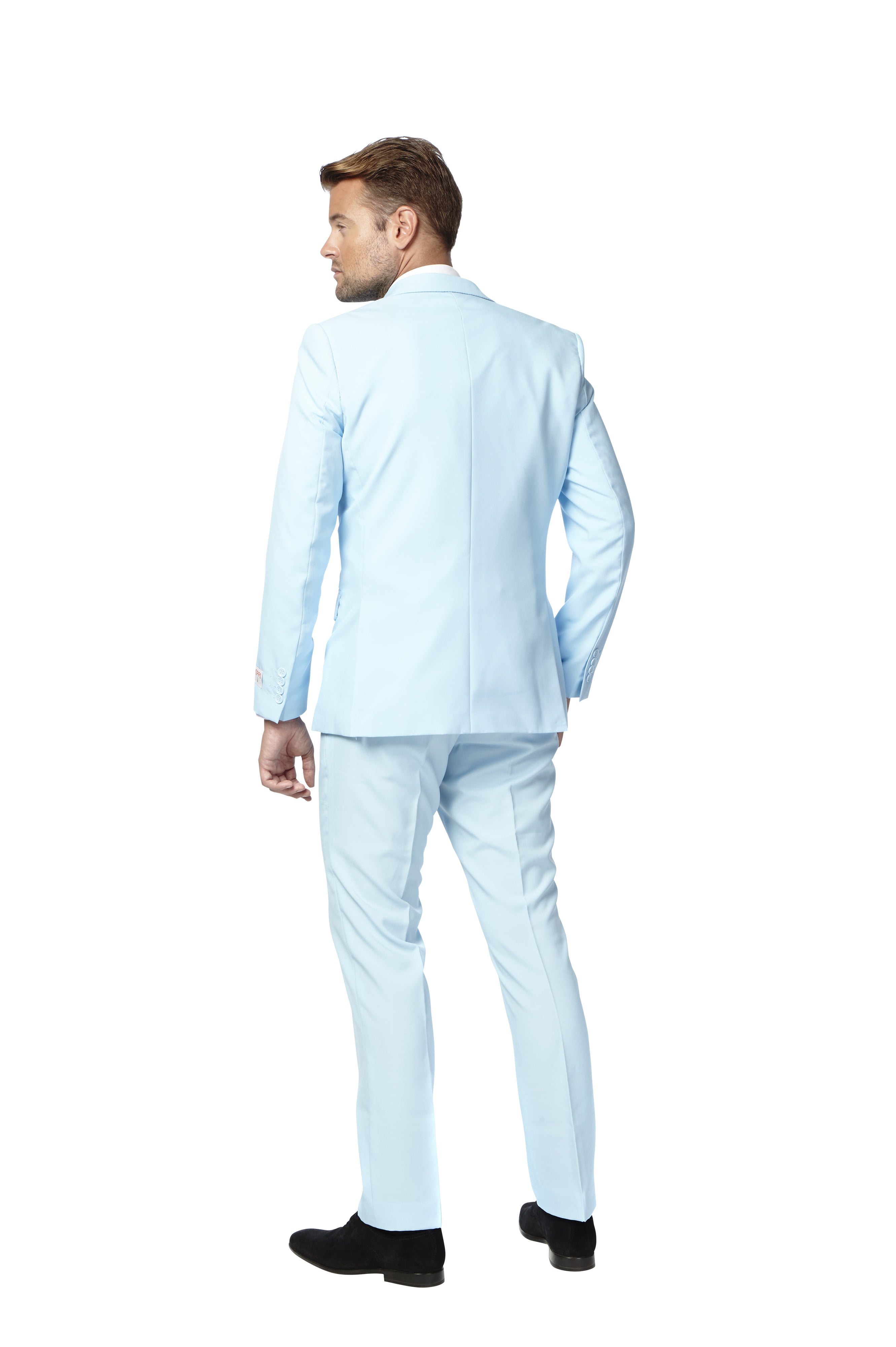OppoSuits Men's Cool Blue Solid Color Suit - Walmart.com