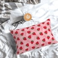 thumbnail image 6 of Kdxio Cotton Pillow Cases 16"x24" Pillowcases,Soft and Breathable Bedroom Pillow Cases-Strawberry, 6 of 8