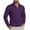 Purple, variant on qolati Sweatshirts for Men Quarter Zip Lightweight V Neck Long Sleeve Golf Tops Casual Loose Fleece Lined Warm Fall Winter Pullover Sweaters