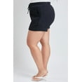 thumbnail image 4 of YMI Jeans Plus Size Women's Double Gauze Shorts With Banded Hem, 4 of 25