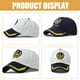 thumbnail image 5 of ColoMX Gorra de marinero, gorro de marinero, gorro marino náutico, sombrero de béisbol para canotaje, accesorio de disfraz, 2 uds., 5 of 7