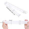 thumbnail image 2 of Unique Bargains Tennis Net Center Strap 2"x7.2', Nylon Net Adjuster Adjustable Height Tennis Net Strap with Buckle, White, 2 of 5