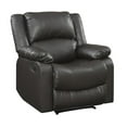 thumbnail image 5 of Relax-a-Lounger Warren Standard Manual Recliner, Brown Fabric, 5 of 5