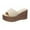 Beige, variant on FRSASU Slippers for Women,Women'S Flat Shoes Ladies Beach Wedge Heel Sandals Summer Non-Slip Slippers Pink 9.5(43)