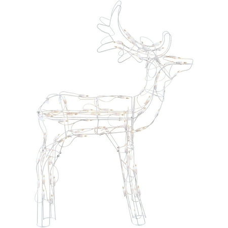 Holiday Time 30 in. Light-Up Buck 70 Lights Indoor or Outdoor Use