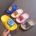 thumbnail image 6 of LNMQLPDBS Kid Slippers Cartoon Dinosaur Pattern Children Bathroom Slipper Sandals Non-Slip Lightweight Beach Slippers Baby Boys Girls Shoes 12-18 Months Toddler Swim Shoes Yellow 26, 6 of 8