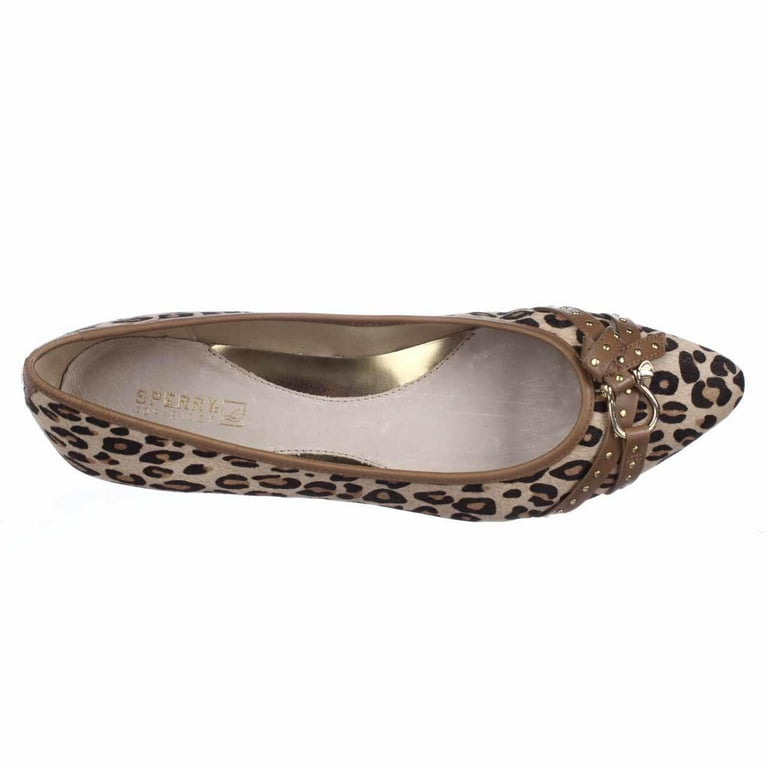Sperry leopard flats deals