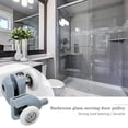 thumbnail image 2 of 8 Piece 23mm Upper and Lower Single Wheel Roller Shower Door Casters, Bathroom Door Sliding Casters, 2 of 5