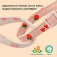 thumbnail image 3 of LGCASL Cotton Cat Collar, Cotton Breakaway Cat Collar Strawberries and White Heart Shaped Pendant Collar Cute Cat Collar with Bell Ideal for Girl Cats Boy Cats, Pink, 3 of 6