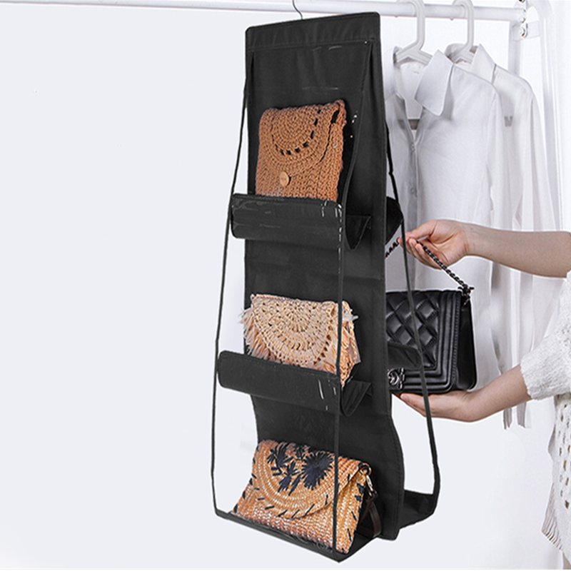 Closet & Door Hanging Handbag Storage Organizer Hanging Purse Organizer Hanging Storage Bag with ...