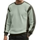 thumbnail image 2 of pstuiky camisas de hombre de manga larga, Sudadera con capucha y cuello redondo de manga larga con bloques de color para hombre top de hombre xxl, 2 of 4