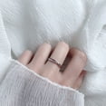 thumbnail image 5 of Geometric Couple Ring Set Matching Rings For Lovers, 5 of 5