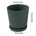 thumbnail image 3 of XWSHYW Muebles de Sala de Estar Macetas de Plástico Verde para Balcón, Huerto, Maceta Verde para Plantas, Contenedor con Base para El Hogar, Almacenamiento de Plantas Suculentas y Bonsáis., 3 of 6