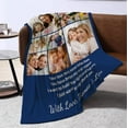 thumbnail image 3 of Personalized Mothers Day Birthday Gifts for Mom, Customized Mother's Day Unique Gifts from Daughter Son Kids Husband, Custom Mothers Day Blanket with Photos Text, Gifts for Mom Grandma Wife Blankets, 3 of 5