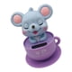thumbnail image 4 of de juguete que baila Muñecas que bailan con energía solar Columpio Bobbles animados Azul claro Zulema Swing Danting Rat, 4 of 8