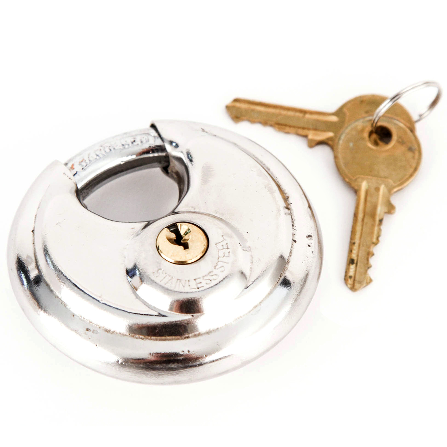 Red Hound Auto 100 Stainless Steel Armor Disc Padlocks Trailer/Self