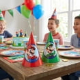 thumbnail image 5 of Amscan Super Mario Bros Cone Party Hats – 16 Count, 5 of 5
