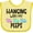 Banana, variant on Inktastic Easter Hanging with My Peeps Pastel Bunnies Boys or Girls Baby Bib