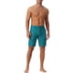 thumbnail image 2 of INSPIRAR CHIC Pantalones de playa casuales ligeros para hombres, corte plano, 36 Verde, 2 of 5