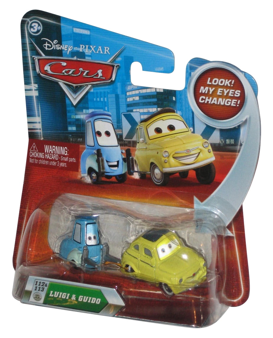 Disney Cars Lenticular Eyes Change Luigi & Guido Die Cast Toy Car