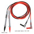 thumbnail image 4 of Test  Multimeter Test  Universal Test  Multimeter Accessories P1505 150cm 1000V/10A Universal Multimeter Test  Probe Cable Silicone Wrap Copper Needle, 4 of 8