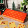 thumbnail image 4 of SHISUYAN 2pcs Playing Card Holder Wood Base Game Card Display Stand Card Stand Bridge Card Holder Tabletop Vertical Card Display Stand, 4 of 8