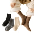 thumbnail image 3 of MXIEZI 4 Pack Kids Toddler Cotton Crew Socks Athletic Socks for 1-12Y, 3 of 7