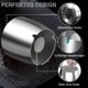 thumbnail image 4 of Stainless Steel Ashtray With Lid Outdoor Windproof Ashtray With Non-slip Base For Outdoor And Indoor Use, 4 of 5