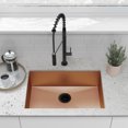 thumbnail image 6 of Swiss Madison Stainless Steel, Single Basin, Undermount Kitchen Sink, Rose Gold, 6 of 10