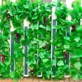 thumbnail image 4 of Faux Plant Artificial Plants Planta Fake Vine Leaves Silk Realistic Grape Garland Three-dimensional 12 Pcs/Pack, 4 of 4