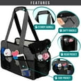 thumbnail image 4 of PetAmi Small Dog Purse Carrier, Soft-Sided Pet Carrier Bag with Pockets, Portable Medium Dog Puppy Large Cat Travel Handbag Tote, Airline Approved Breathable Mesh, Poop Dispenser Sherpa Bed, Dark Gray, 4 of 7