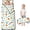 Pioneer Flower Floral Print Pattern-1, variant on Pioneer Flower Floral Print Pattern Teens Toddler Nap Mat with Pillow, Sleeping Mat Bag for Preschool Daycare 59"x22"