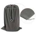 thumbnail image 4 of Unique Bargains 30x20cm Microfiber Pouch, 2Pcs Soft Storage Drawstring Gift Bag, Gray, 4 of 5