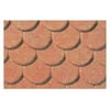 JTT Scenery Products Plastic Pattern Sheets: Scalloped Edge Tile, 5mm
