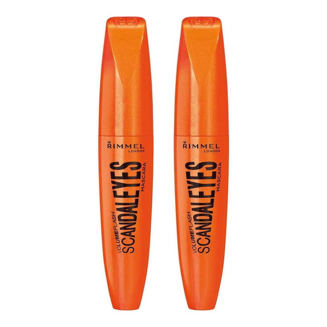 Máscara Rimmel Scandaleyes Extreme Black 12 ml (paquete de 2)