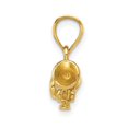 thumbnail image 2 of 14K 3-D Trumpet Pendant, 2 of 2