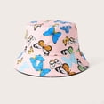 thumbnail image 4 of Helii Reversible Bucket Hat for Women Men UV Protection Wide Brim Outdoor Travel Fishing Cap Cute Hats Sun Hats, 4 of 5