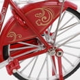 thumbnail image 4 of Bicycle Ornaments Bike Model Design Bedroom Alloy Red for 1 Pcs, 4 of 4