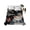 Black, variant on Halloween Elf Flat Sheet Only Twin Size, Soft Breathable Bed Top Sheets for Mattress, Farmhouse Black Orange Bat Skull Pumpkins Luxury Bedding Flat Sheets for Home Hotel Bedroom Bed Protection