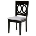thumbnail image 3 of Baxton Studio Louisa Modern Grey Fabric and Dark Brown Finished Wood 5-Piece Dining Set, 3 of 7